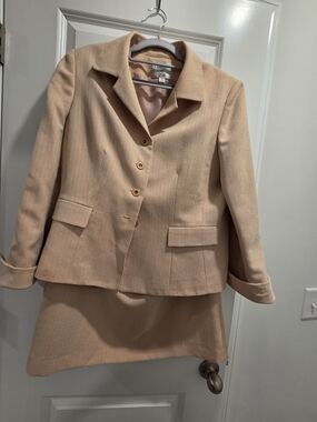 Collection for Le Suit Women's Peach Jacket & Skirt